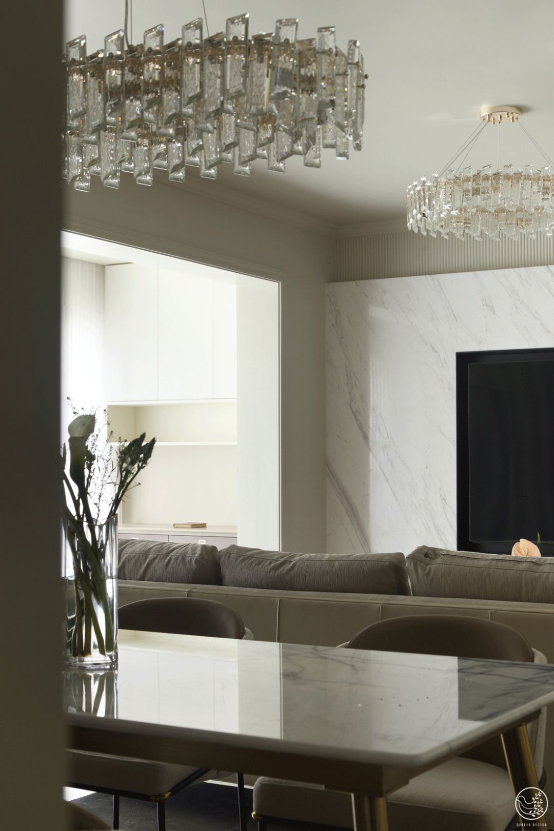 J 家美式轻奢淡颜系平层设计丨中国成都丨刘丽-23