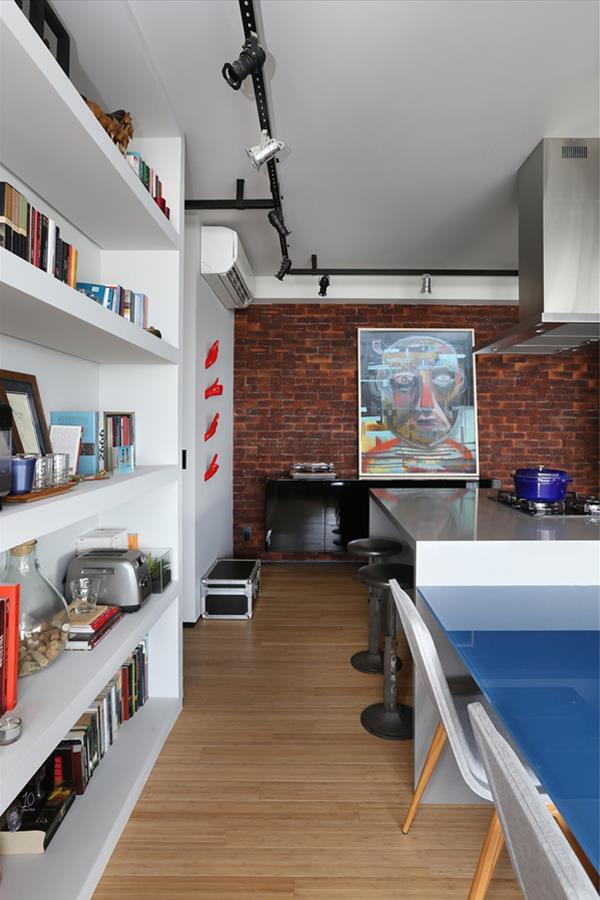 巴西 60 平米工业风公寓，打造宽敞空间-7