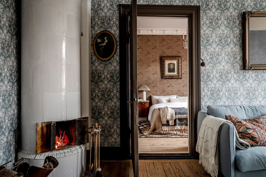 复古瑞典公寓,时光之旅的魅力住所-12