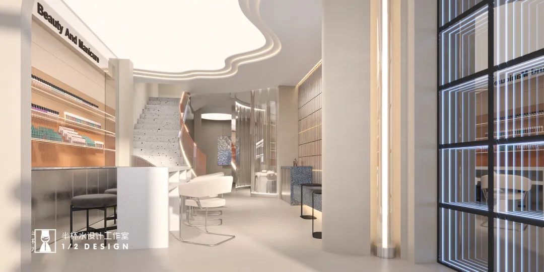 美容理发店精致设计丨半杯水工作室-39