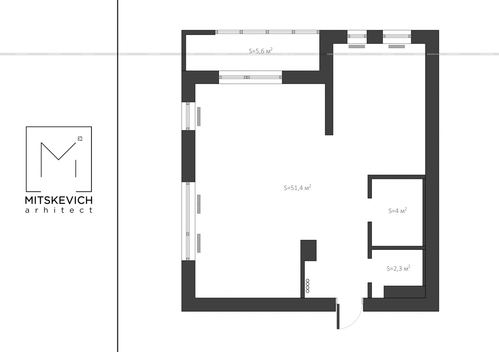 公寓室内设计“受蒙德里安启发”-125