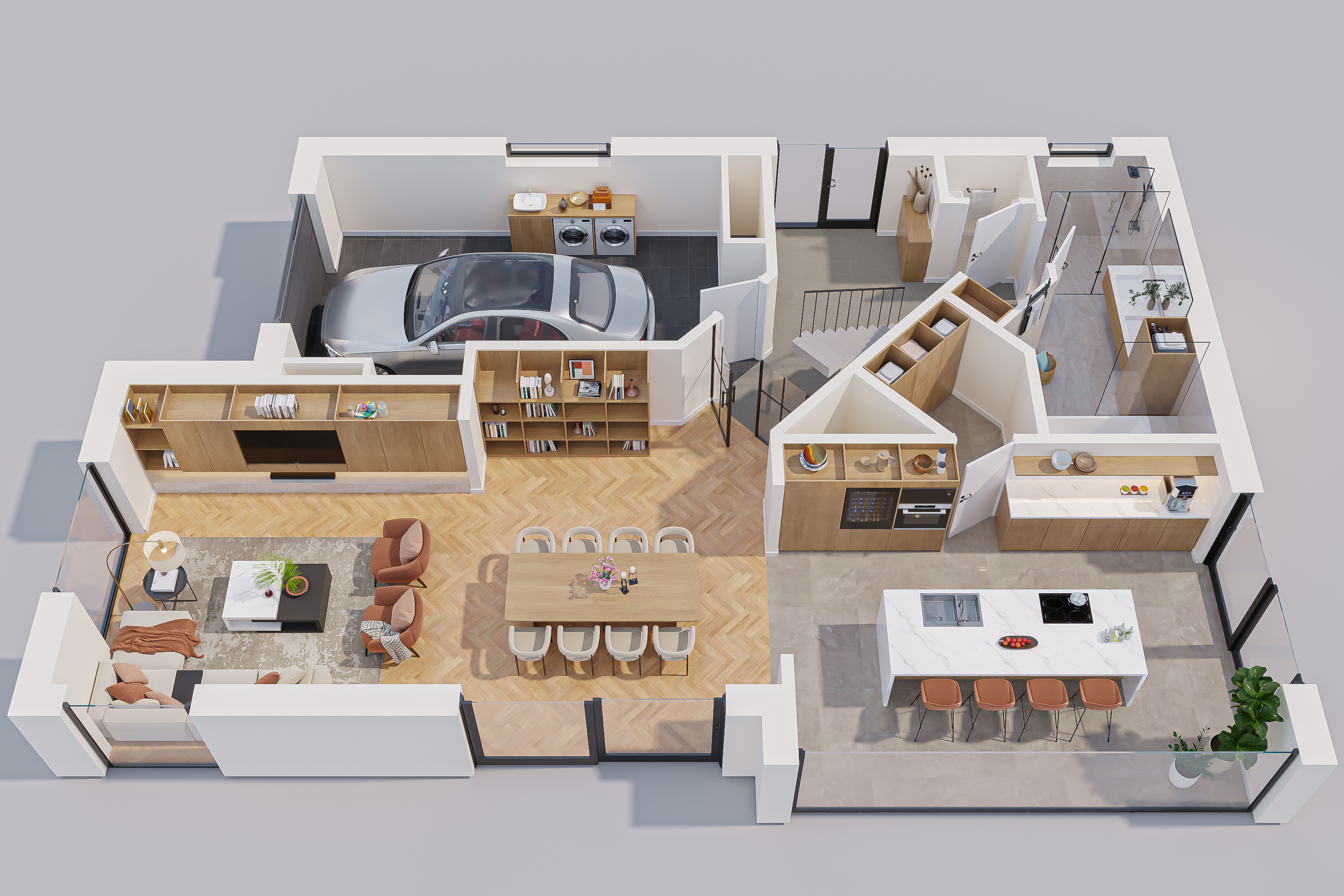 室内设计与 3D 平面图-5