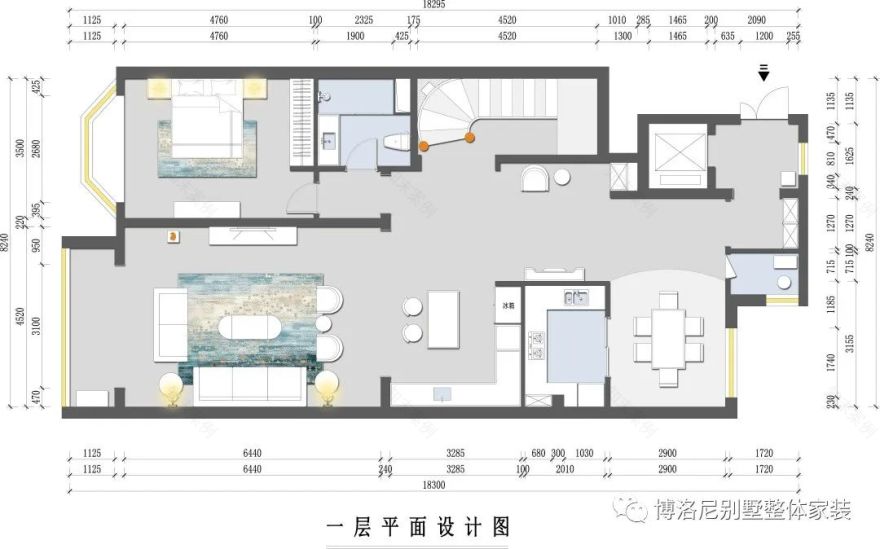 北京华贸城别墅法式浪漫设计-68