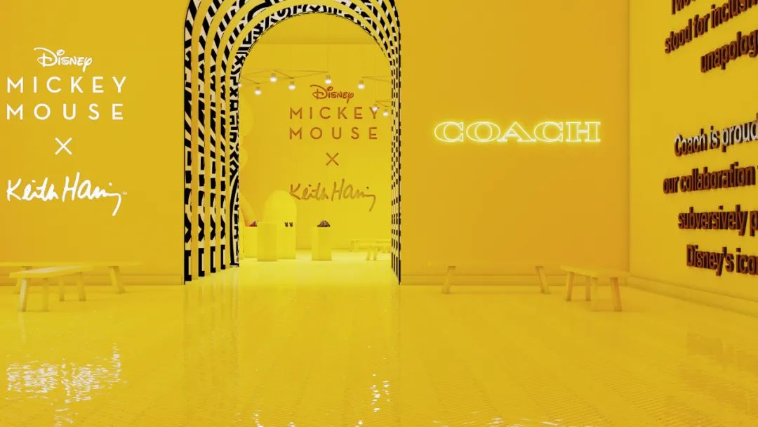 迪士尼 X KEITH HARING 快闪店丨米尚丽零售设计网-23