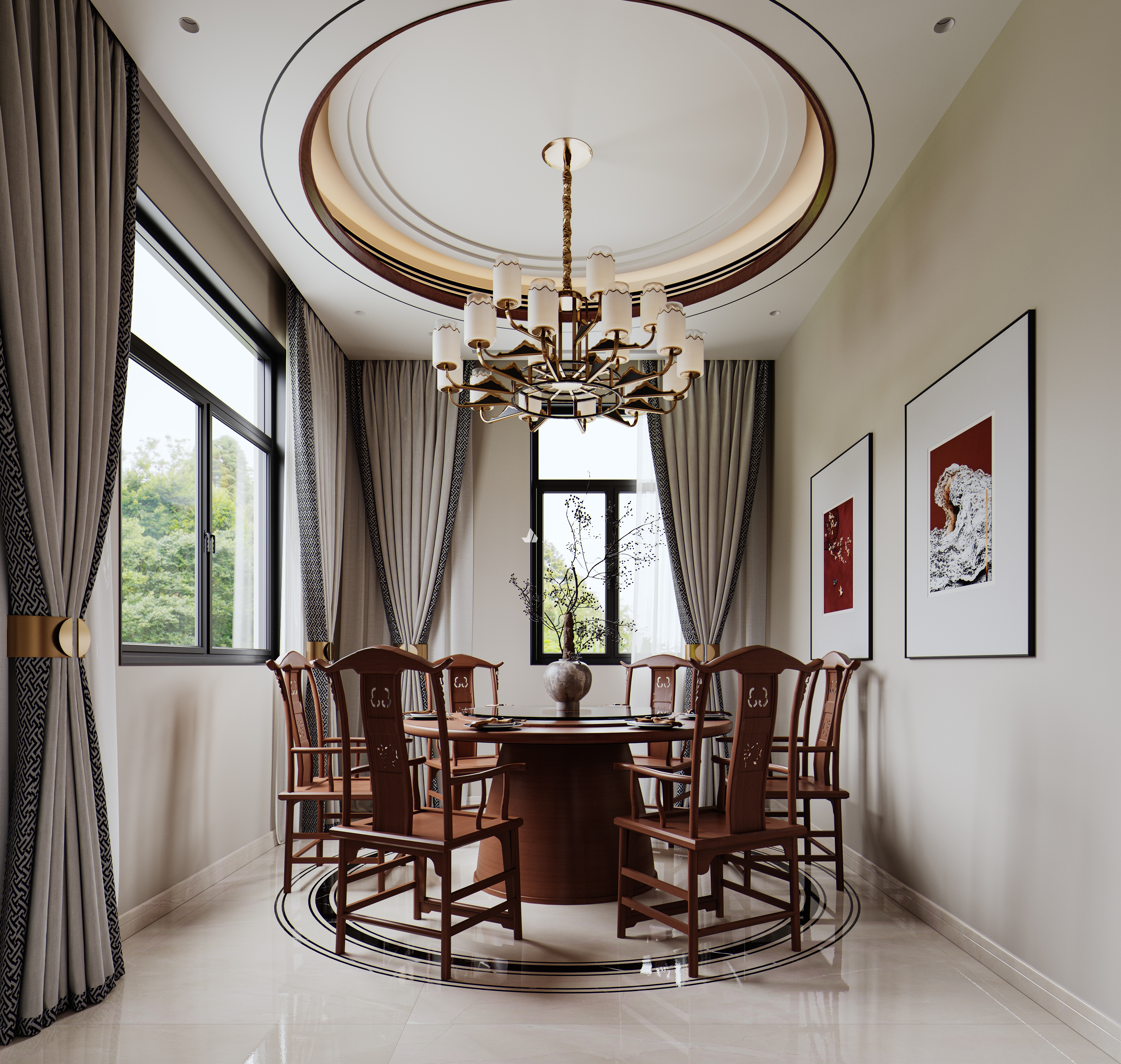 岁寒，然后知松柏之后凋也。(新中式风格)-10