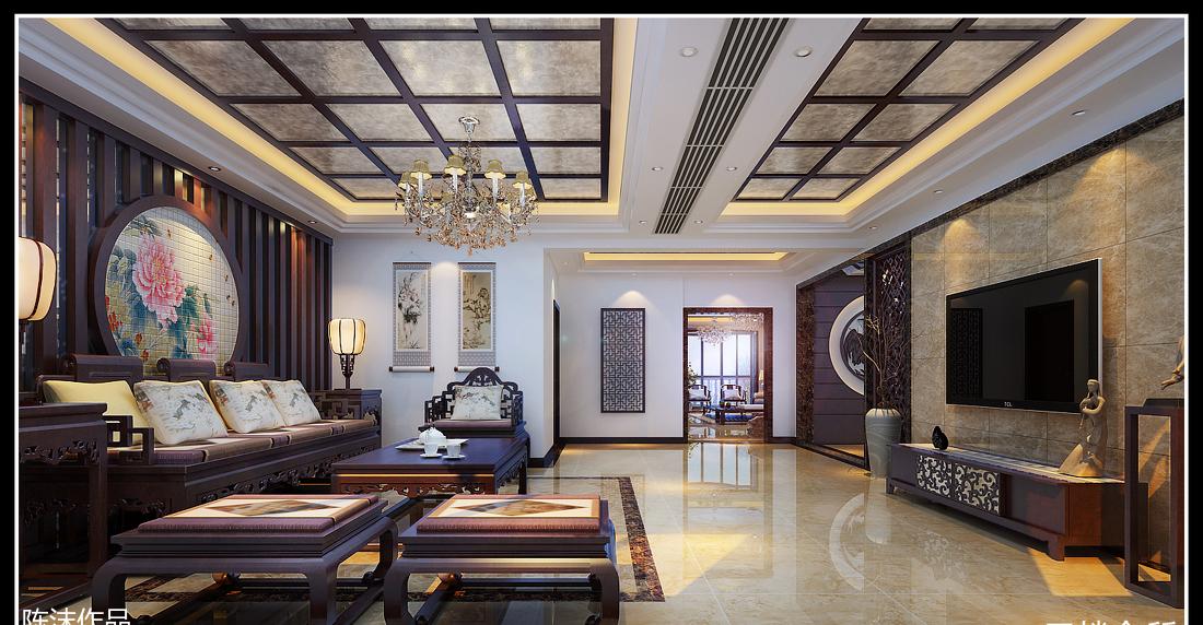 
中式风格别墅 -20