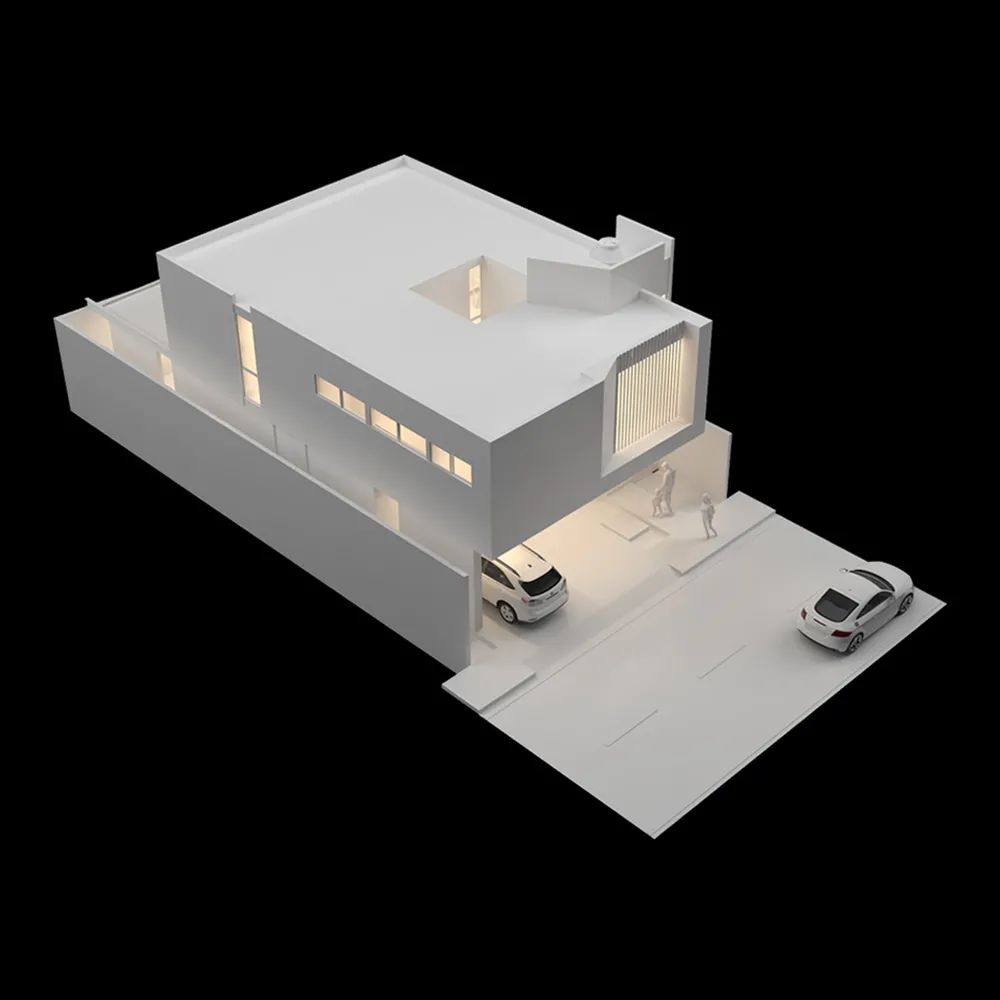 11 米长方形土地上的二层阁楼住宅-48