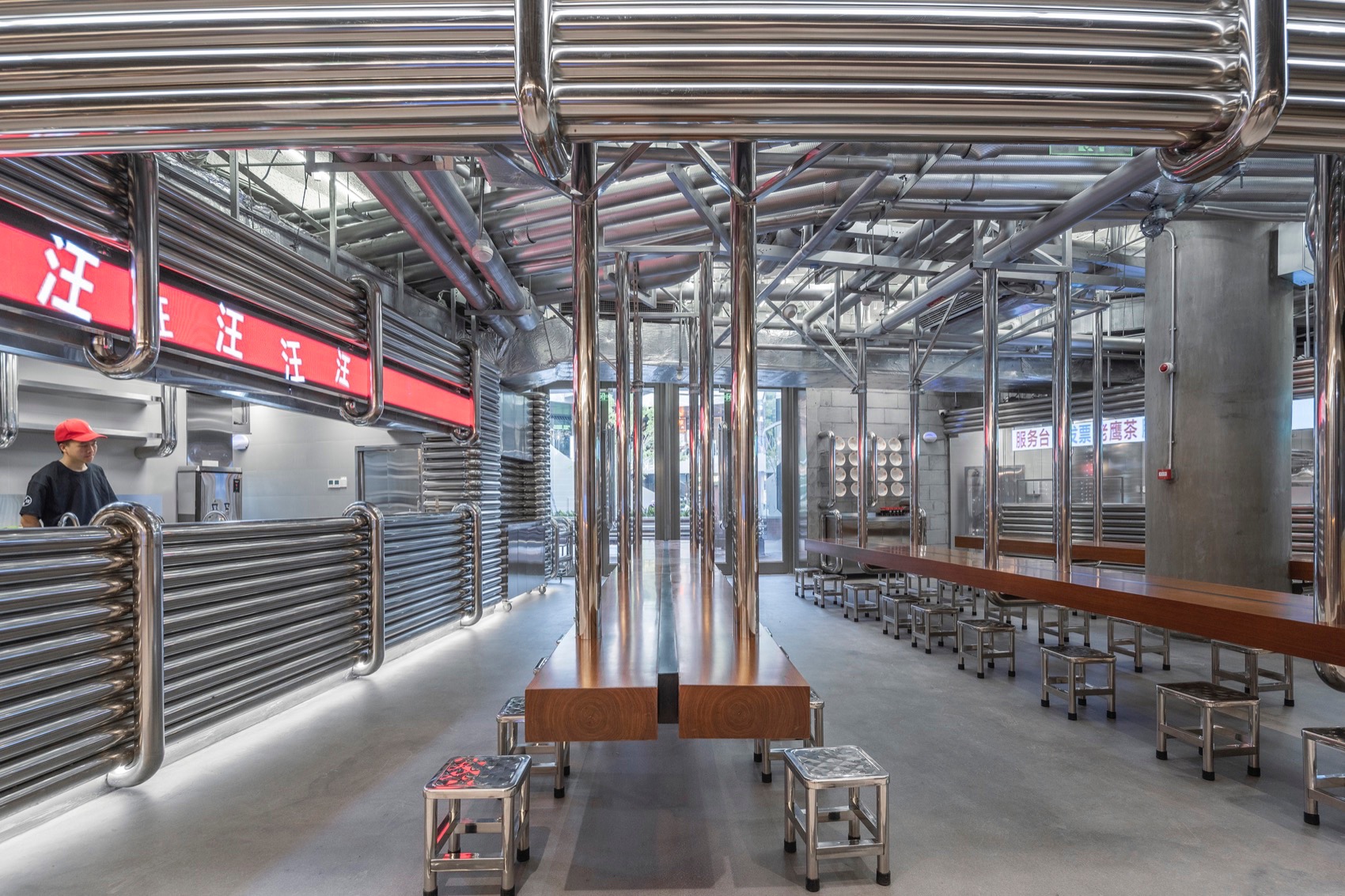 胖妹面庄中关村大融城店丨中国北京丨空间站建筑师事务所-9