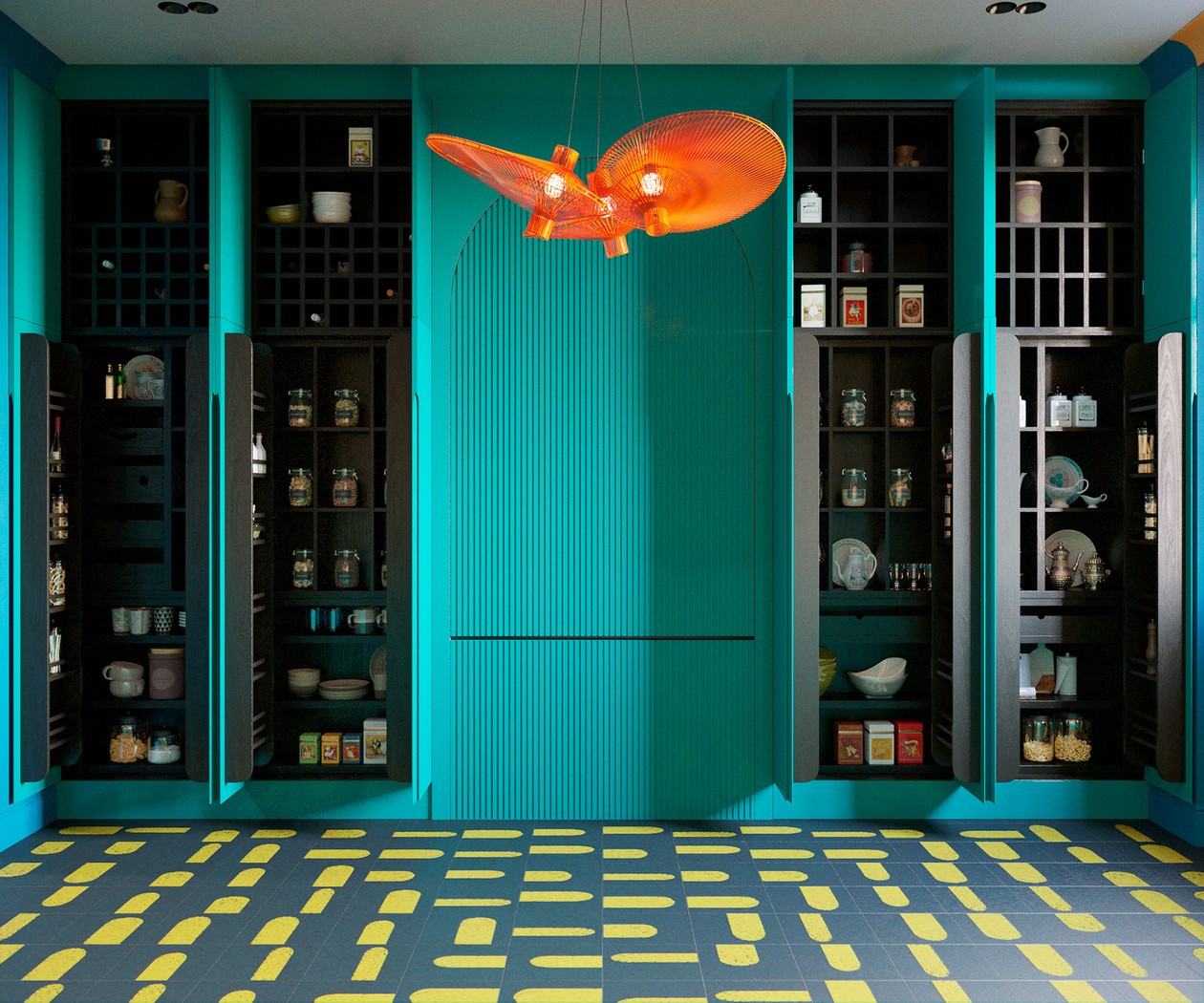 多彩混搭风公寓设计-4