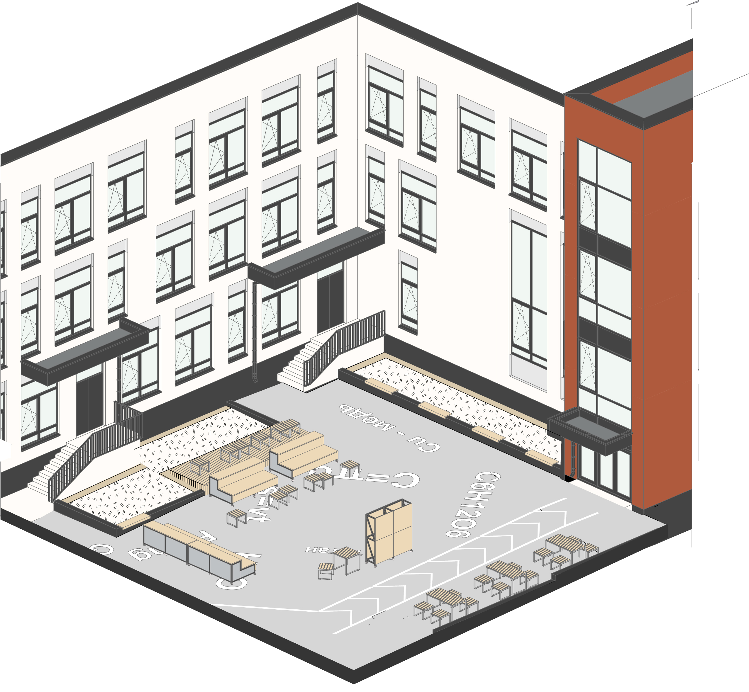 Школа "Столичный" 中学丨俄罗斯伊热夫斯克丨LAMP 工作室-12