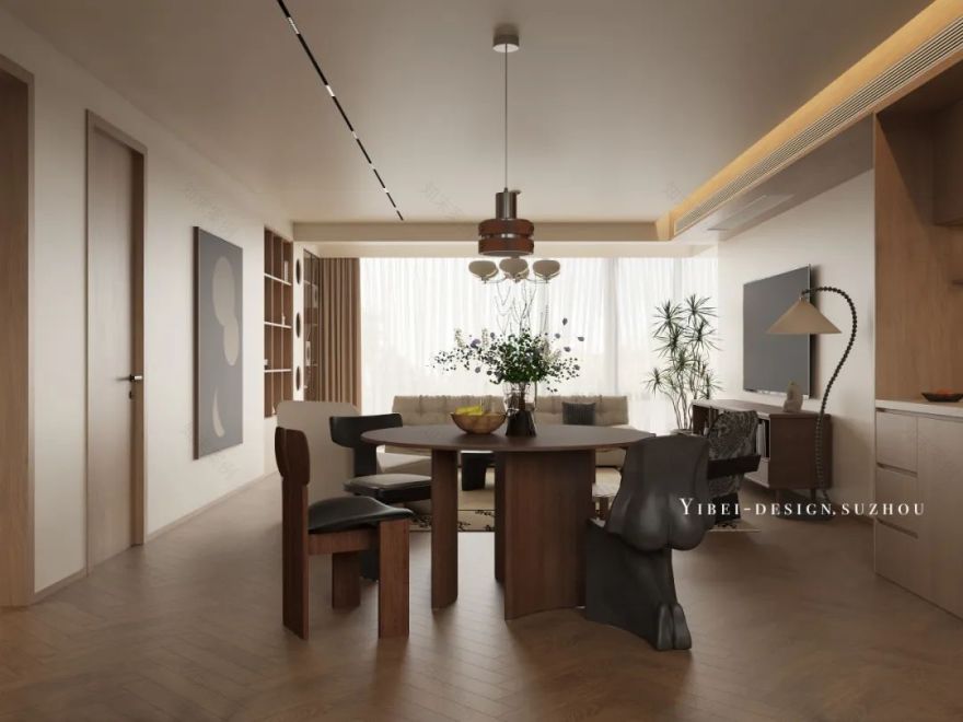 复古和浪漫全都要丨家装设计丨中国苏州丨YIBEI DESIGN-12