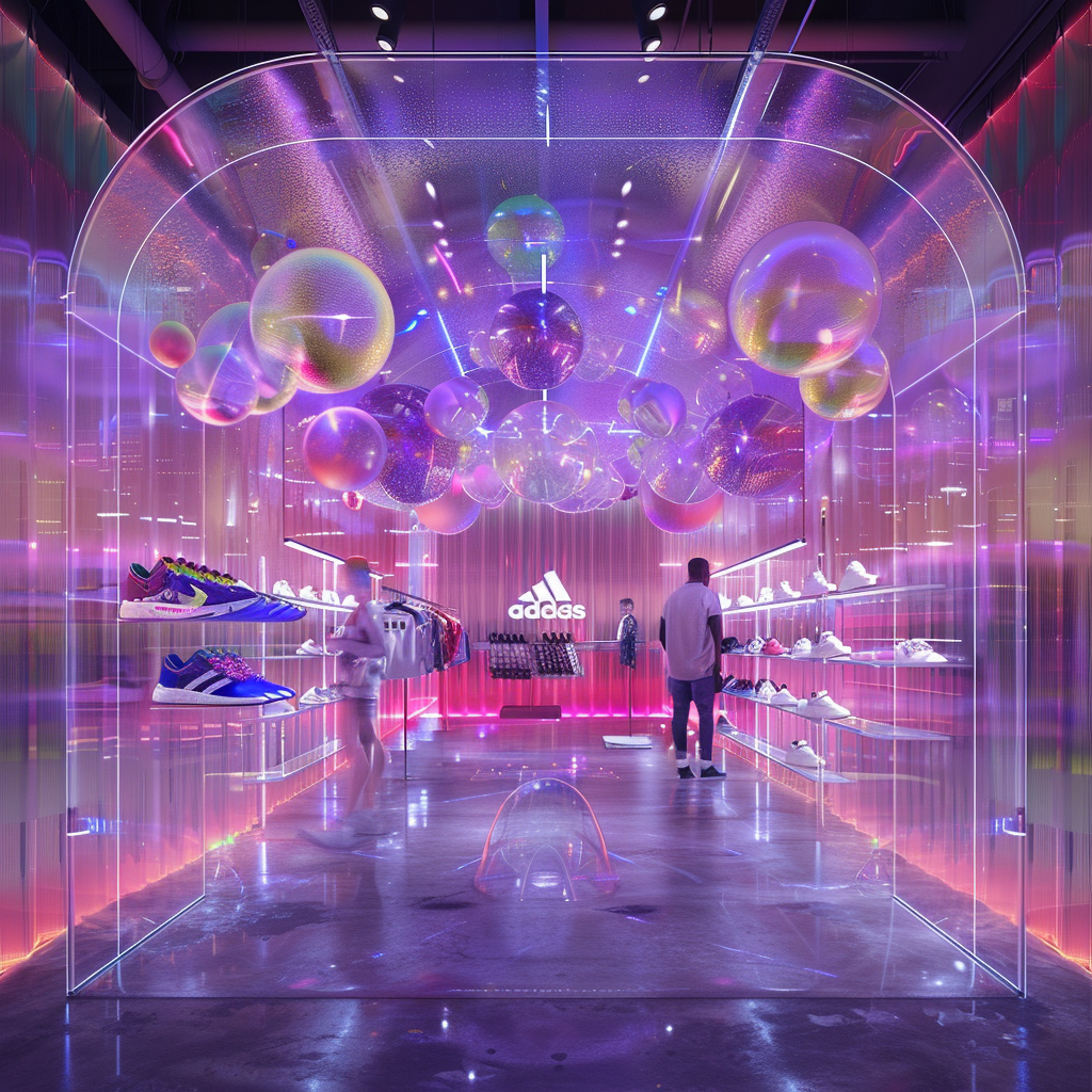 Product display design for ADIDAS using AI-3