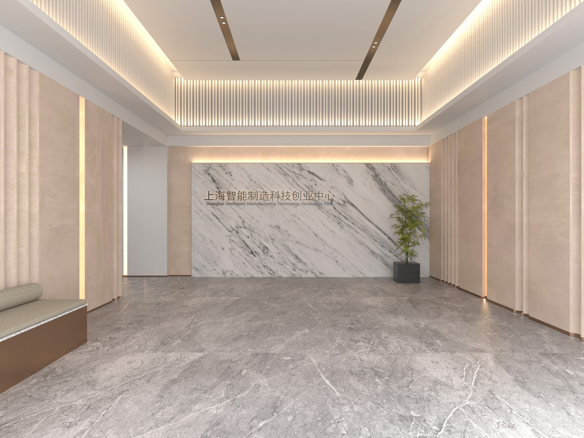 上海智能制造科技创业中心大厅设计丨中国上海丨本人-5