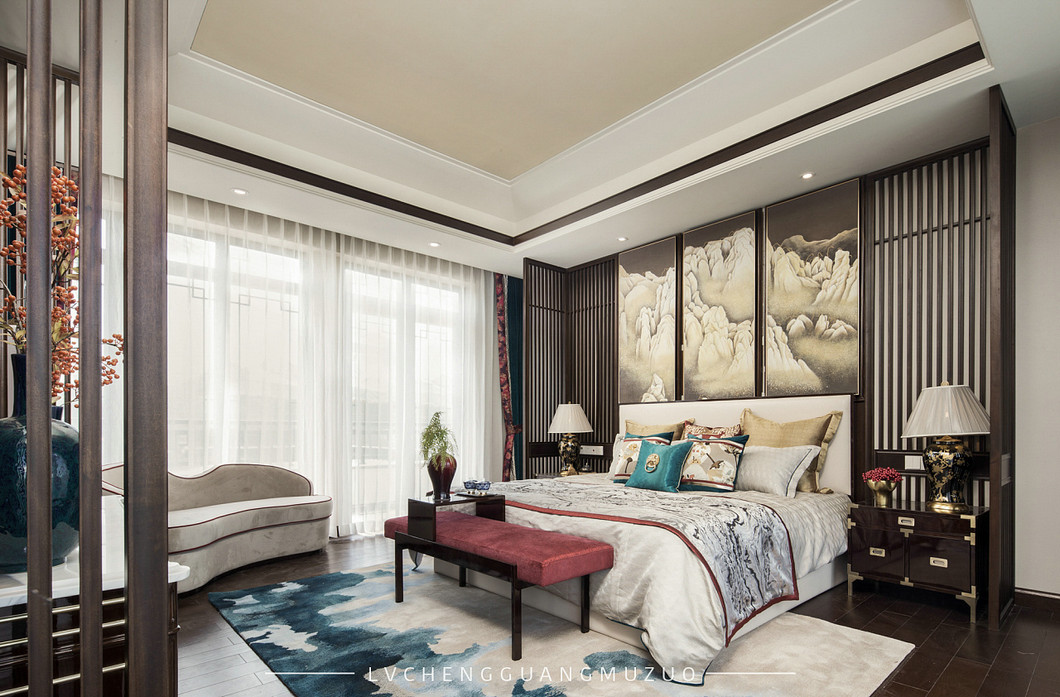 长沙绿城高尔夫样板间  绿城广木作设计-13