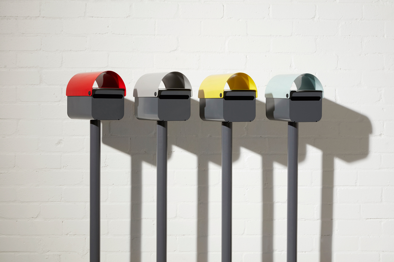 炫彩粉末涂装的 TomTom 现代邮箱，让家焕发光彩-1