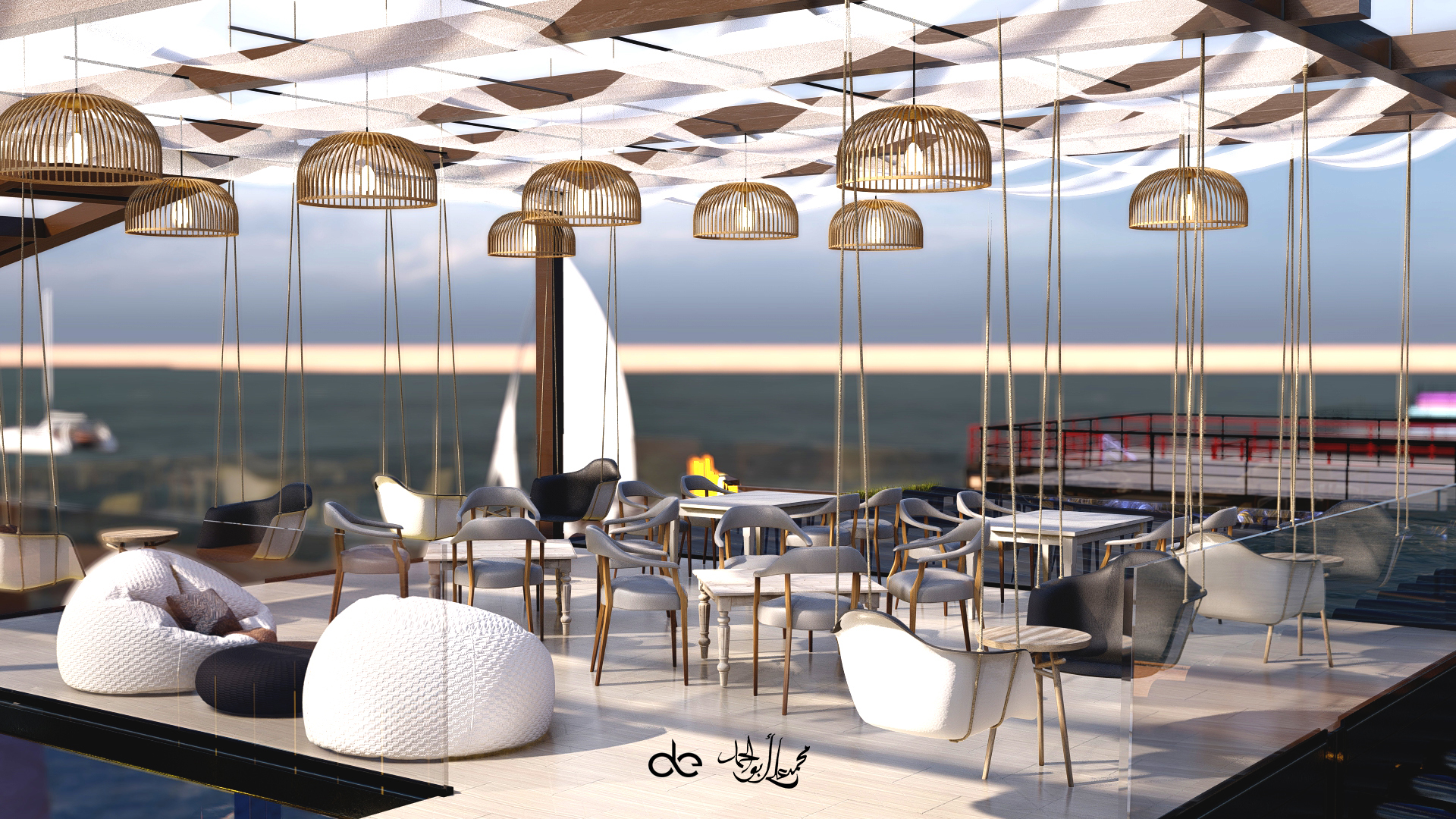 夜晚咖啡馆丨M.Aboelhamd & Doaa Ezzeldin-13