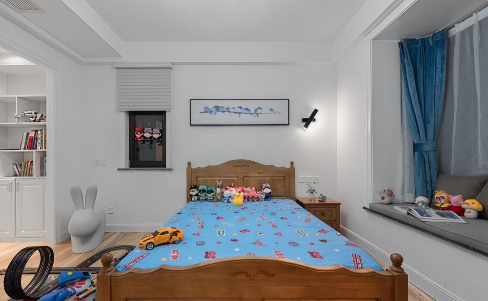 北京奥北别墅区叠拼别墅 | 美式宁静舒适，中式书房浪漫灵动-24