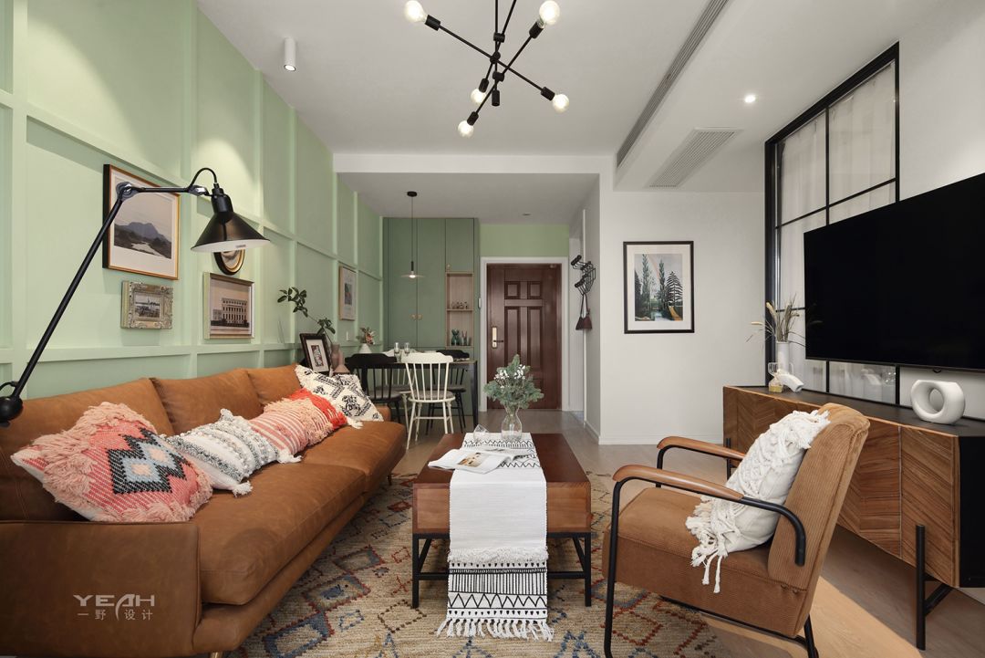 绿意北欧,温馨小家的设计魅力-34