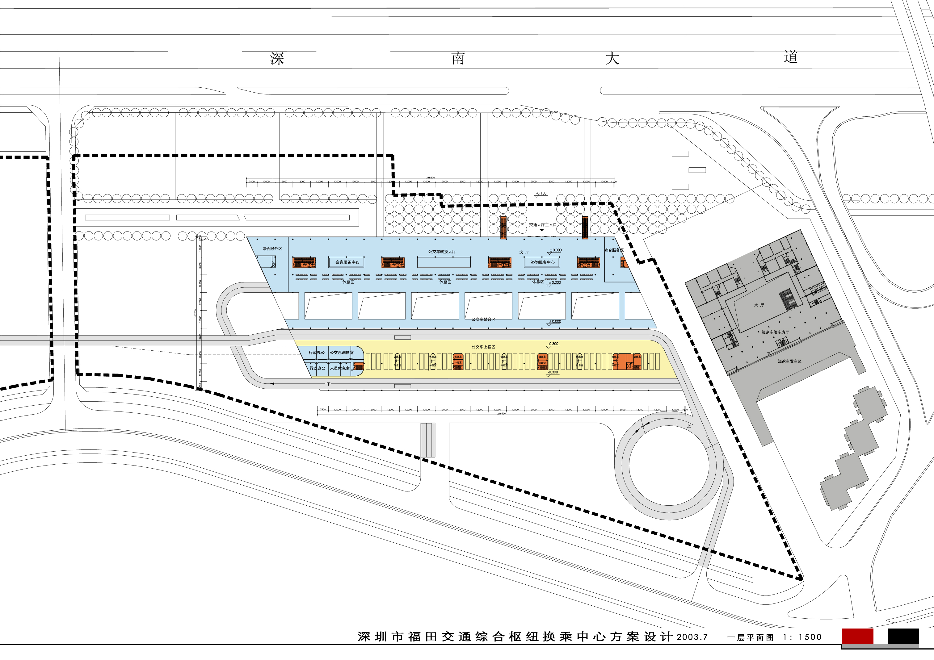 深圳福田交通综合枢纽换乘中心-2