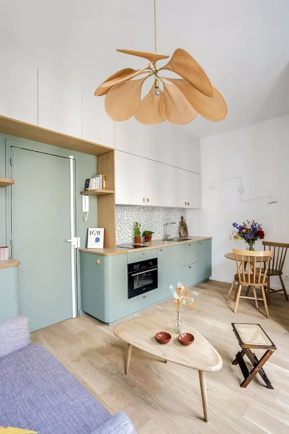 巴黎 22m2 小户型奇迹变身两居室-3