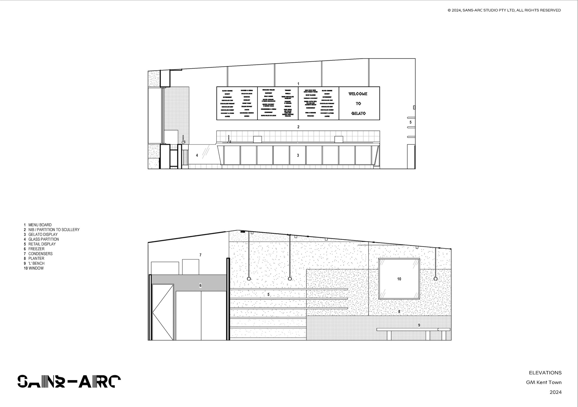 墨西拿冰淇淋店丨澳大利亚丨SansArc Studio-14
