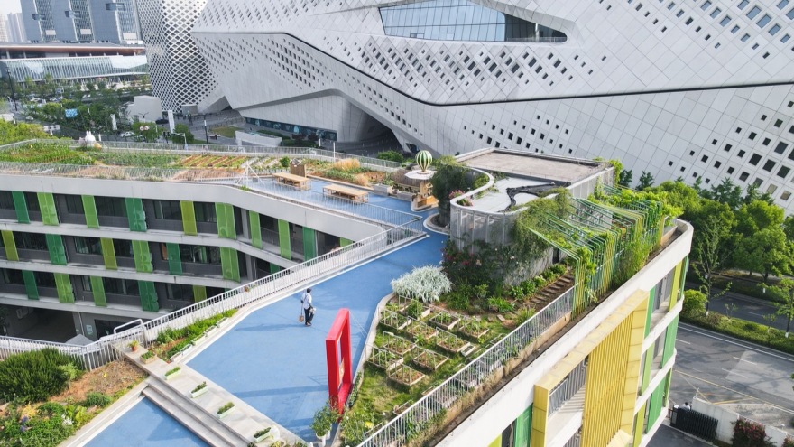 南京志远外语学校天空之园丨中国南京丨南京林业大学风景园林学院团队-8