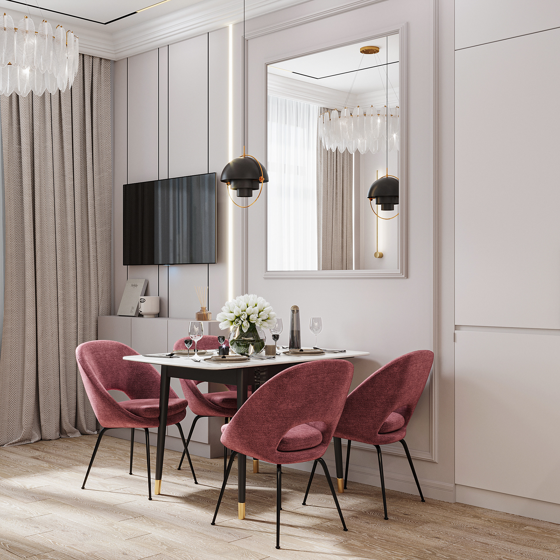 Pink and red Lovers-5