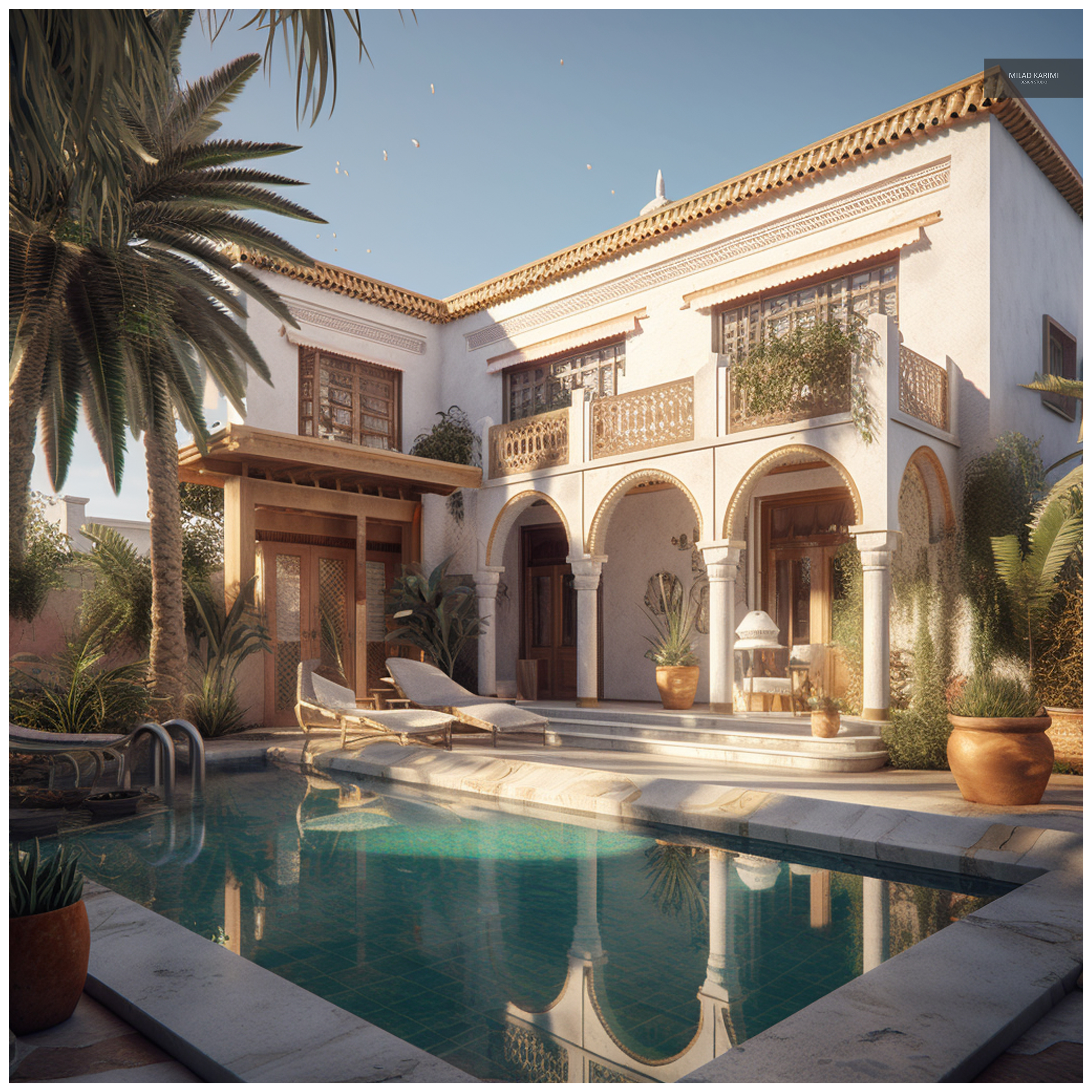 Arabian Palace Exterior Design Part 02-2