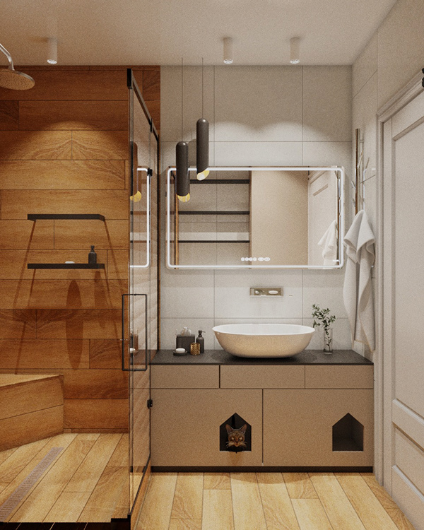 Apartment Interior for cat lovers-11