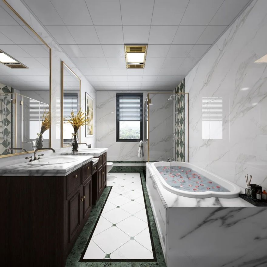 中海九号公馆 190㎡美式新作,古典情怀与自由生活完美融合-51