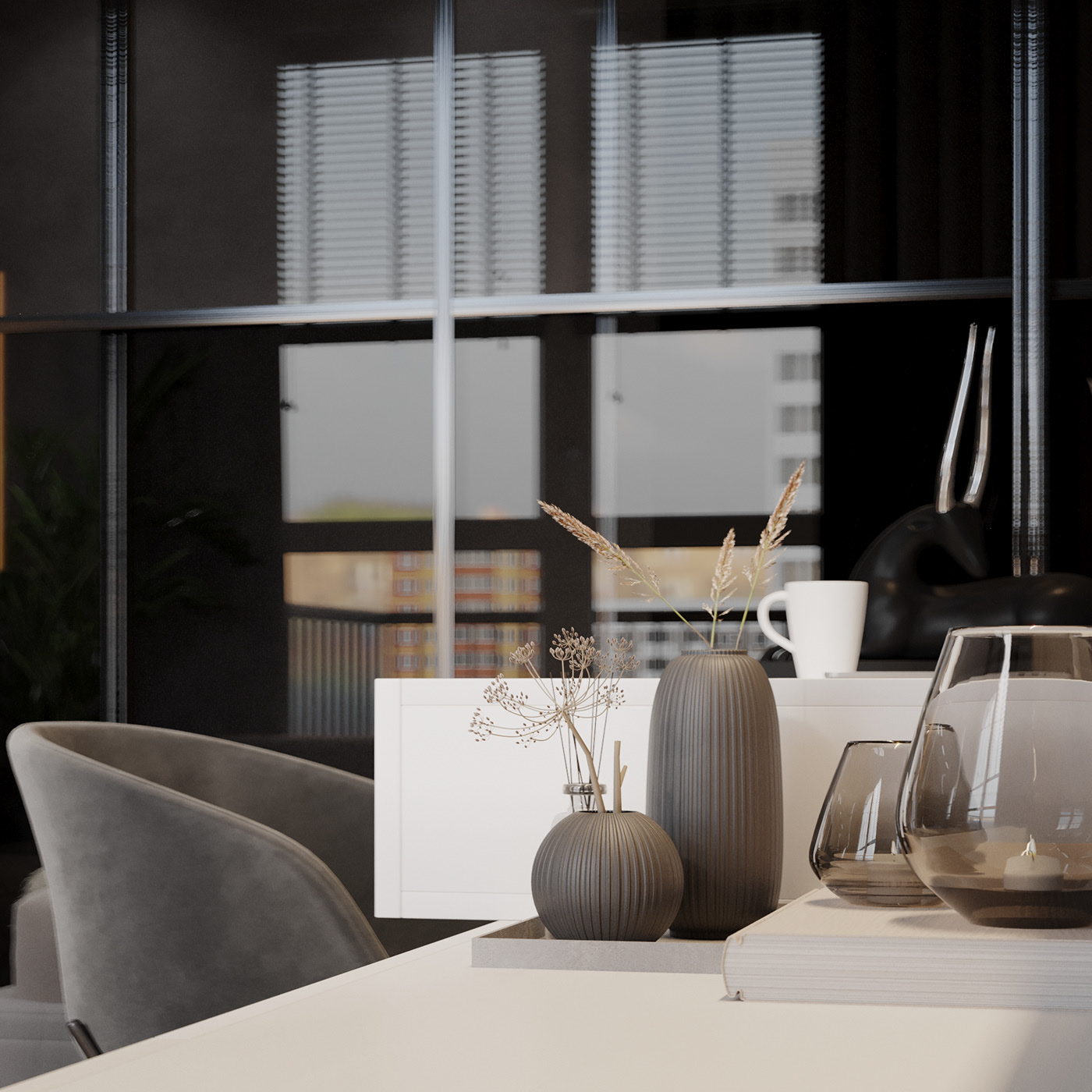 深色系空间设计 精致格局，不同凡响                     -6