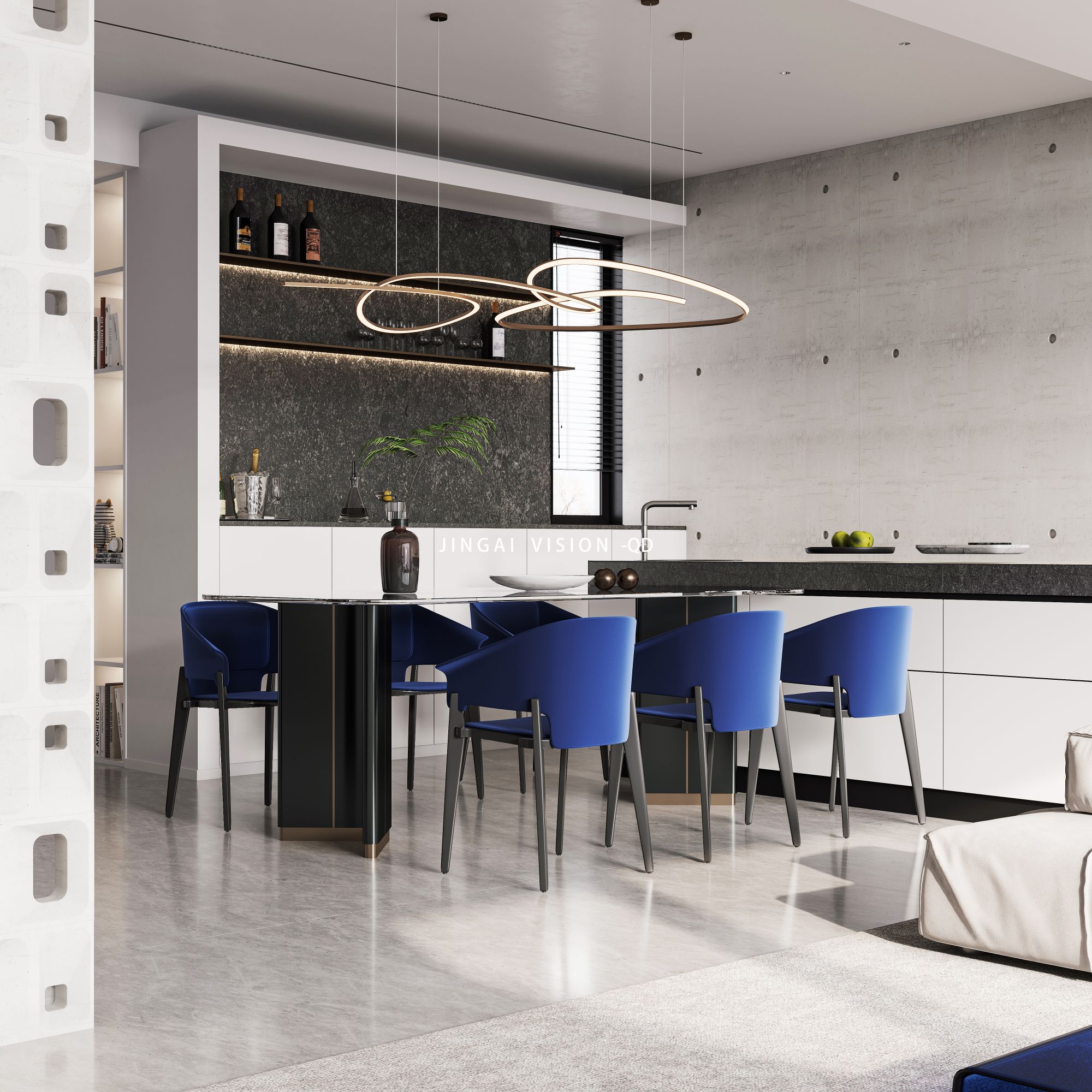 多巴胺风格室内设计丨北京第一廖,金该启点团队-9