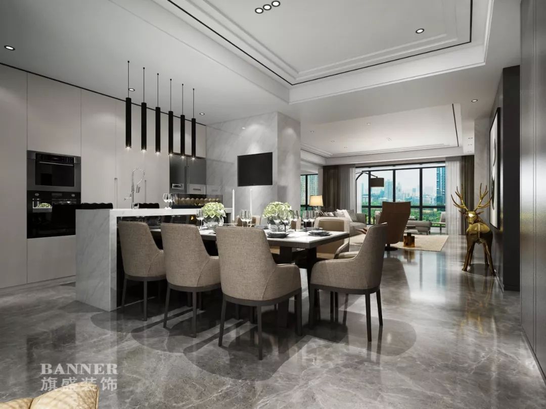 段峰 | 湖城大境 3 号地的现代简约之家-58