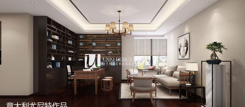 月光流域 500㎡新中式软装,幽然唯美诠释中式韵味-33