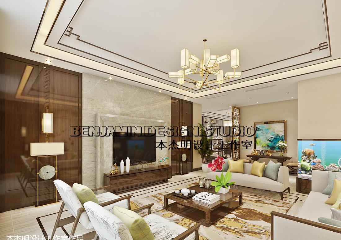 
渤海城邦330平新中式 -1