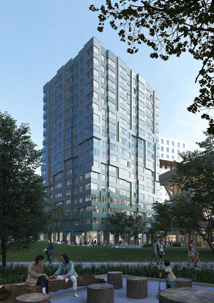 波士顿哈佛大学附近双塔住宅设计项目丨意大利马萨丨MVRDV,Moody Nolan,Studio Gang等-20