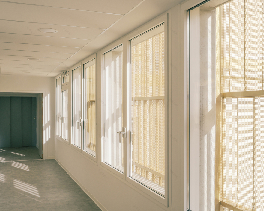 Connecting Gallery for the Les Verdaines Retirement Home / Agence Vulcano-Gibello-24