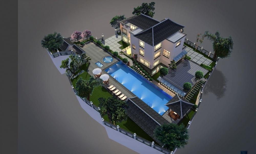 
深思设计 肇庆凤凰台壹号别墅 -1