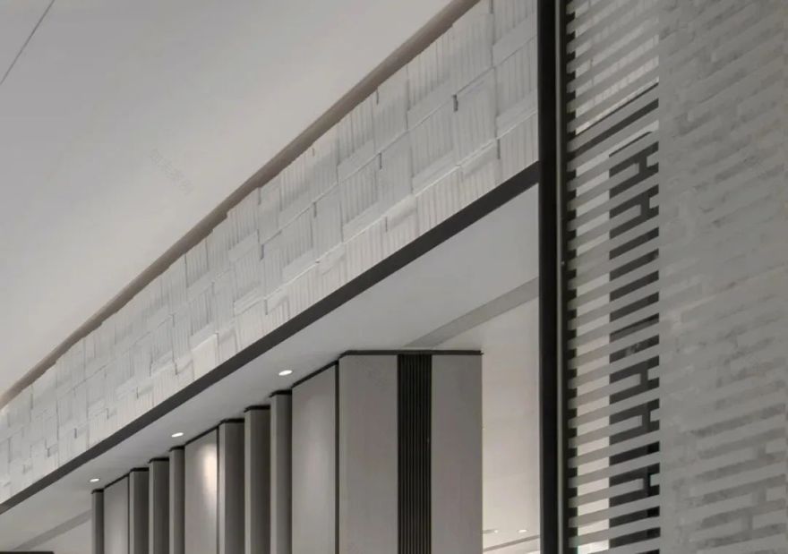 融创南昌·玖玺台销售中心 | 现代简约中的艺术与自然共生-34