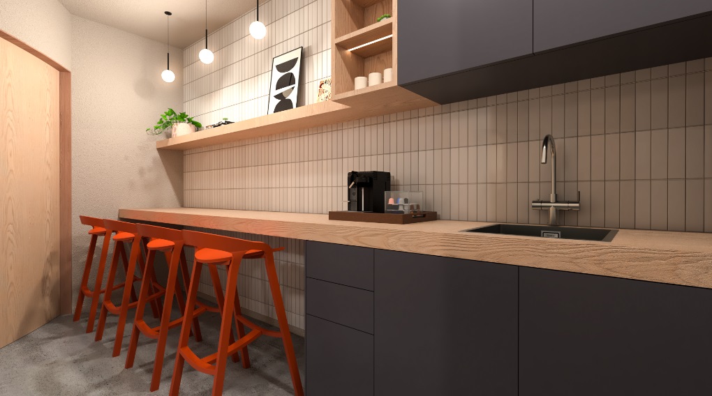 Diseño de Showroom de indumentaria dental.-11