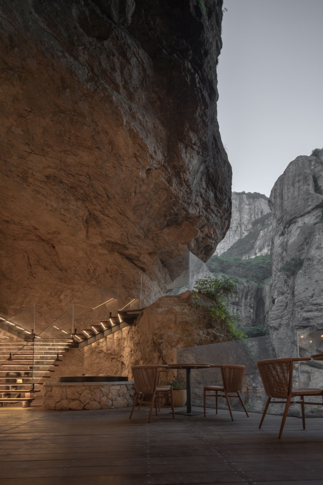 雁荡山风景区悬崖咖啡丨中国温州丨慢珊瑚设计-33