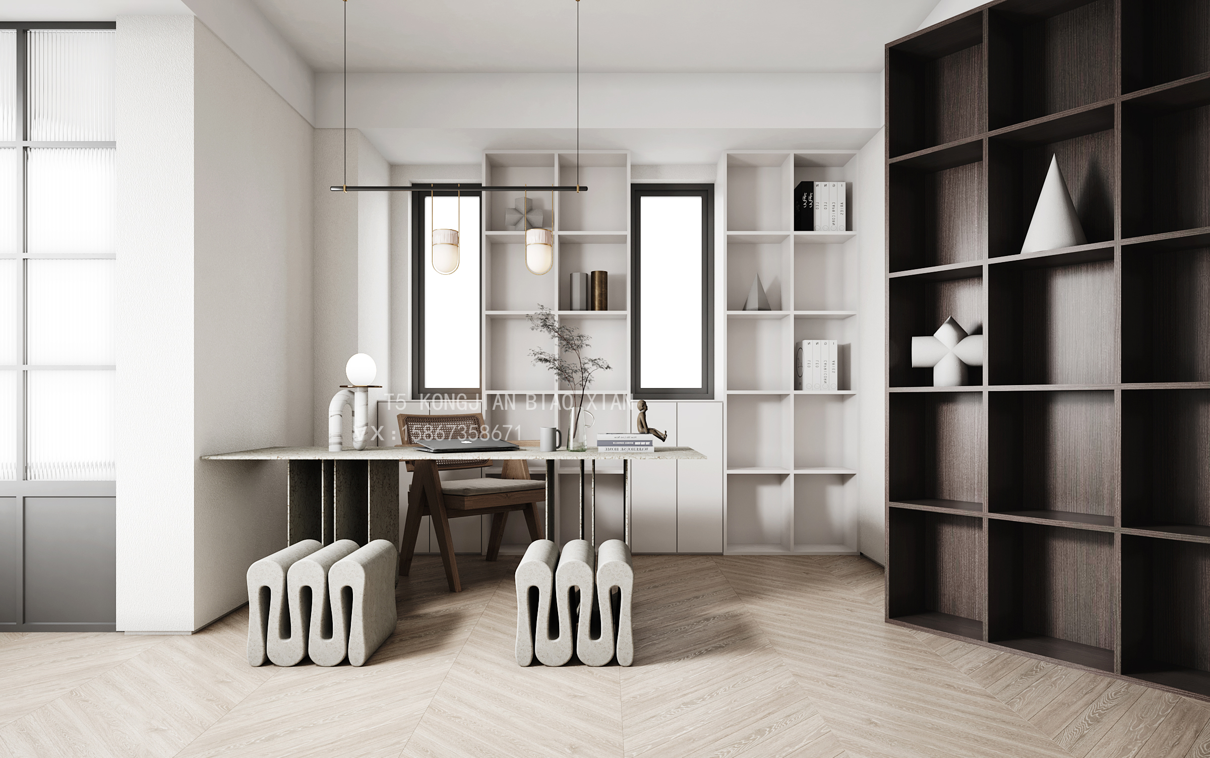 北京某知名设计师打造现代简约家居空间-14