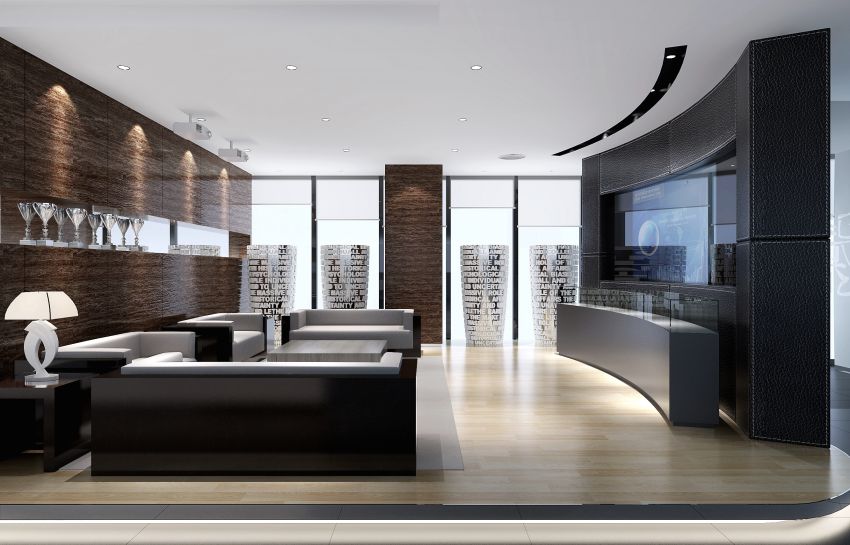 西安科技类办公室装修设计案例-5