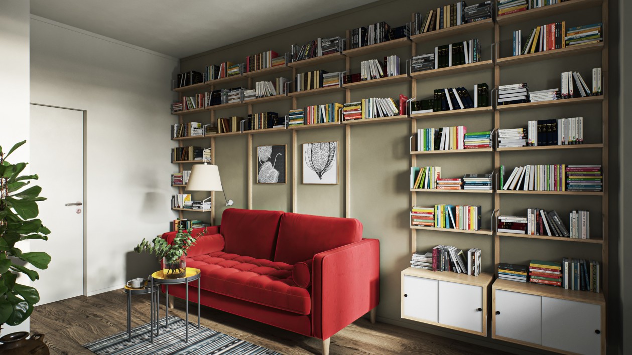 圣彼得堡 -98㎡混搭风公寓-11