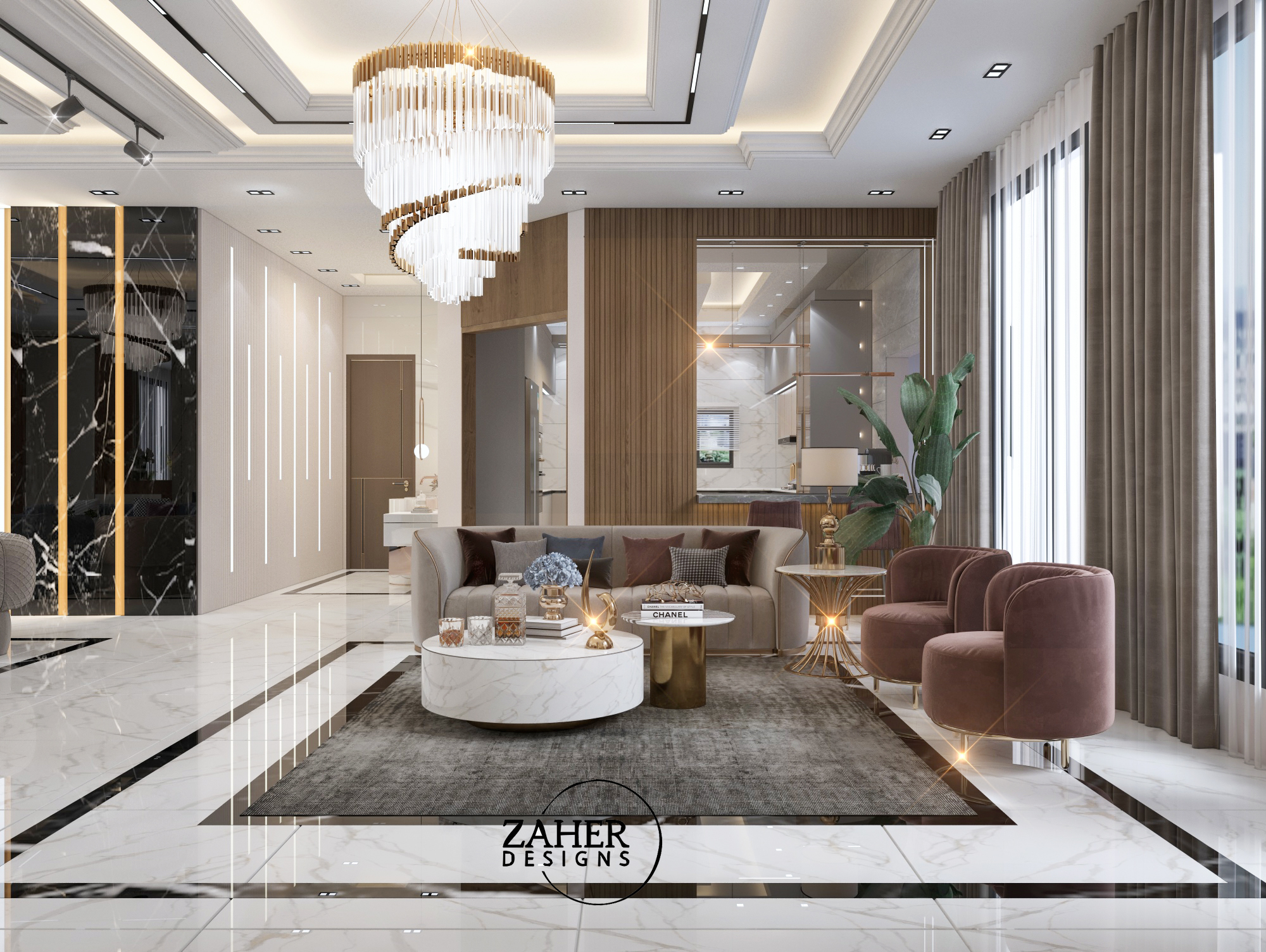 豪华别墅接待处丨沙特阿拉伯-9