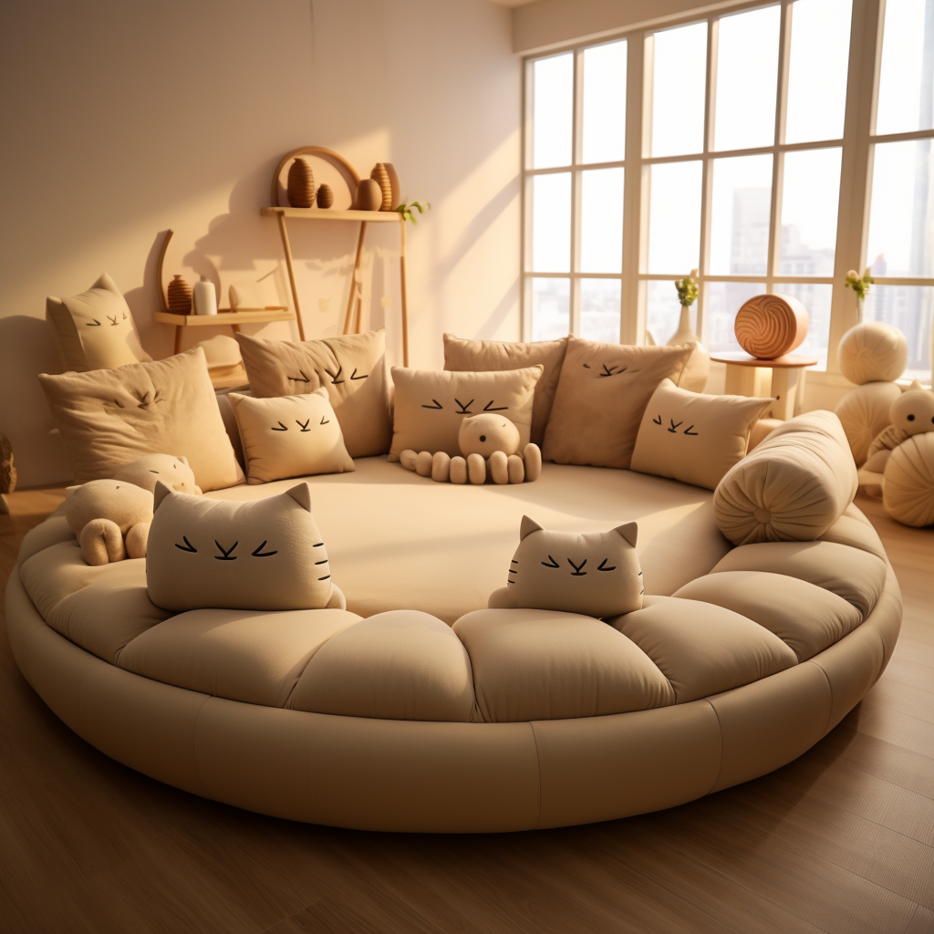 猫猫幻梦:仿生猫床卧室设计-14