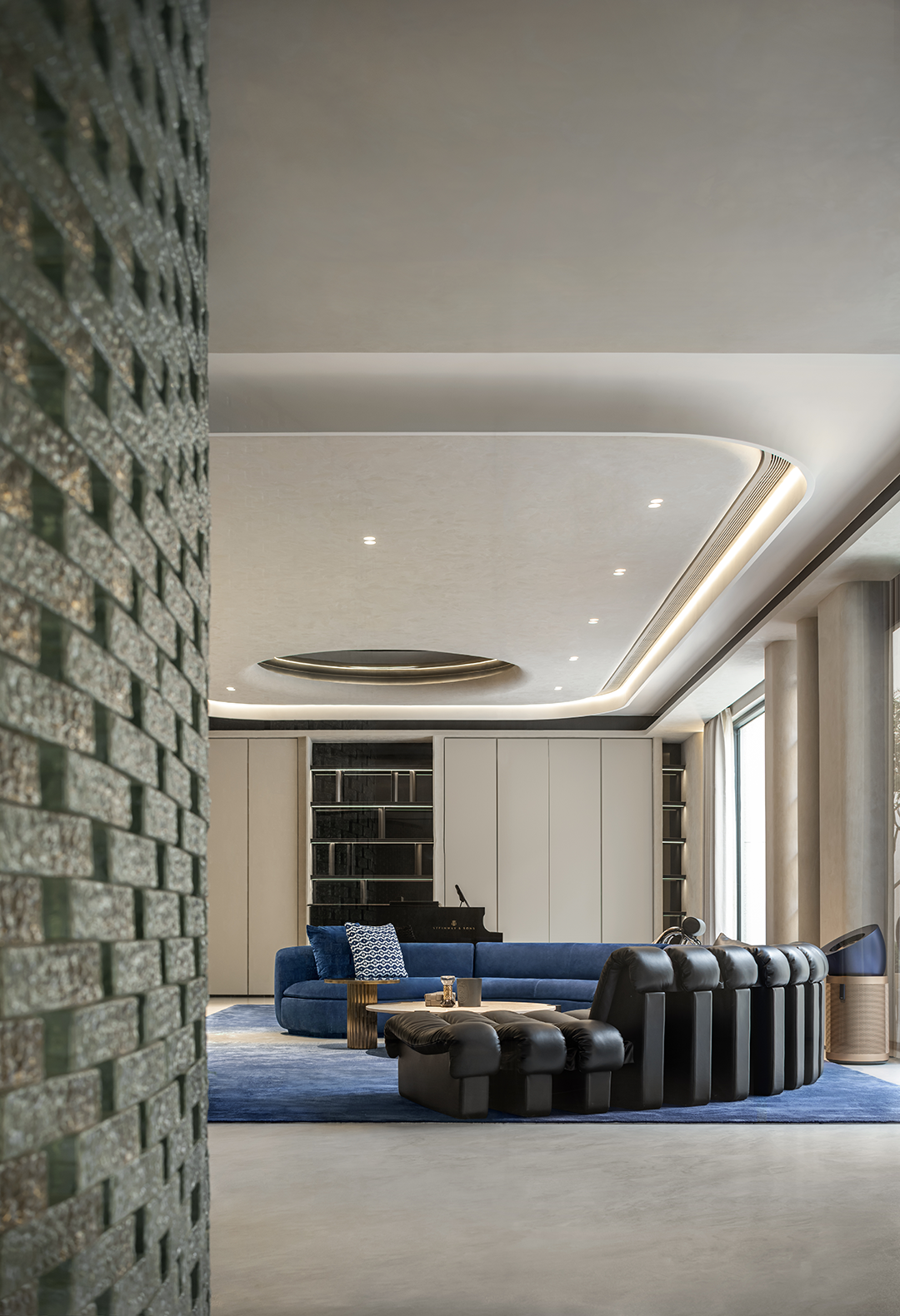 9SDG李东灿 · 广州480㎡当代豪宅,洞穴式居所,《空间协奏曲》丨中国广州-70