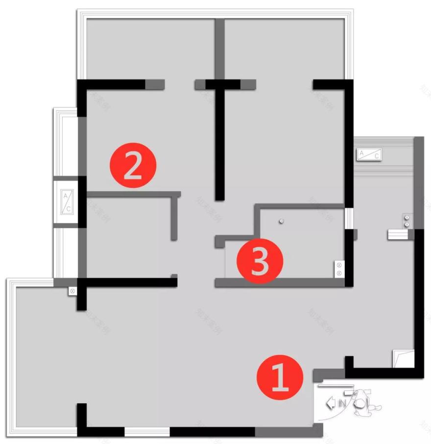金牛新都汇 80㎡北欧风马卡龙色空间,打造梦幻城堡-14