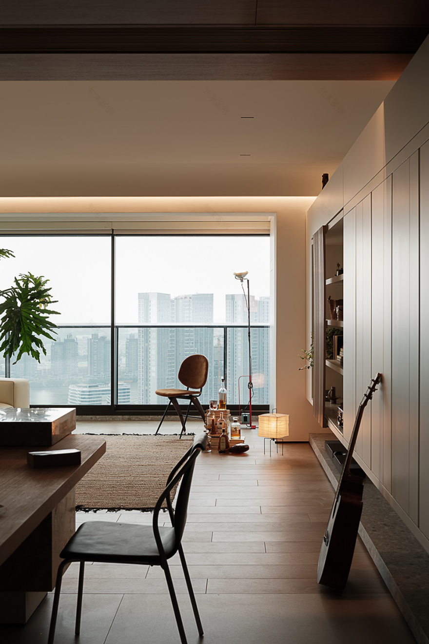 私宅设计丨静谧 · 自然 方景设计案例丨中国广州-22