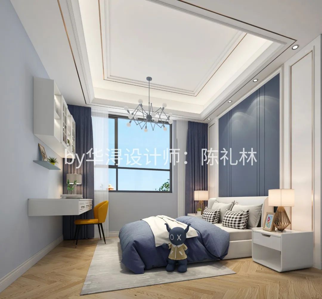 南沙天玺湾简欧轻奢风家居设计，精致生活典范-35